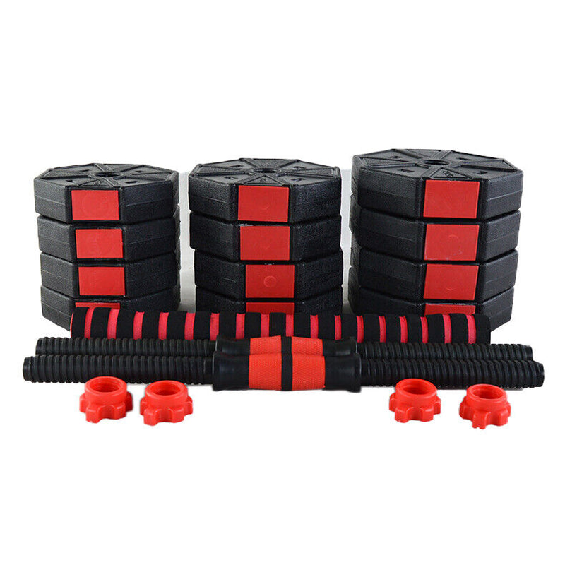 Exersci Premium 20Kg-40Kg Hex Adjustable Dumbbell Barbell Set Kettlebell Option